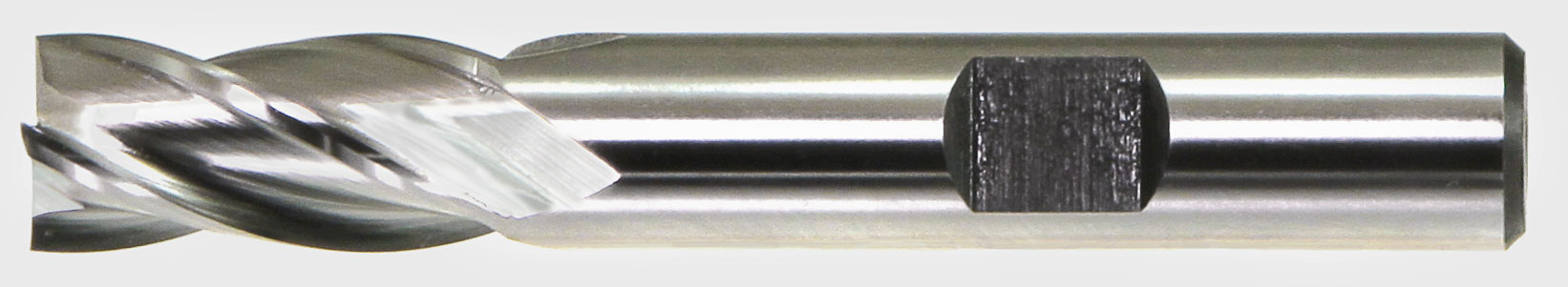 1-1//8 Cutting Length Bright Drillco 5000A Series High-Speed Steel Regular Length Finishing Center Cutting End Mill Uncoated 5//8 Cutting Diameter 1//2 Shank Diameter 2 Flute 30 Degrees Helix Finish 3-1//8 Length Square Nose End