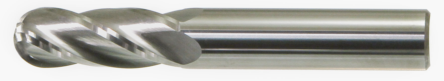 Cleveland C41377 HG-4B High Speed Steel Single End Multi-Flute Center Cutting Ball Nose Finisher End Mill Greenfield Industries